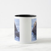 かわいい海のオーター |アラスカ（米国） マグカップ (中央)