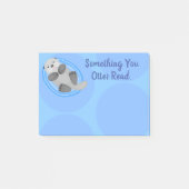 かわいい海のカワートカートゥーンイラストレーションポストイットノート ポストイット (正面)