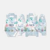 かわいい海の下に子供の誕生日ありがとう フェイバーボックス (折り畳みなし)