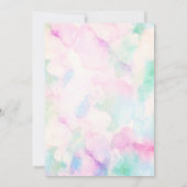 かわいい海の中で赤ちゃんシャワー(メール招待状) (裏面)