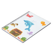 かわいい海の中コレクション ノートブック (左側)