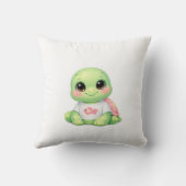 かわいい海の亀ちびベイビー抱き枕 クッション (裏面)
