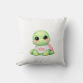かわいい海の亀ちびベイビー抱き枕 クッション (正面)