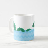 かわいい海の怪物 コーヒーマグカップ (正面左)