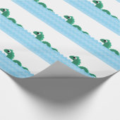 かわいい海の怪物 ラッピングペーパー (角)