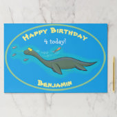 かわいい海の怪獣の漫画イラストレーション ペーパーパッド (インサイチュ)