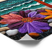 かわいい海の景色 ポスター (角)