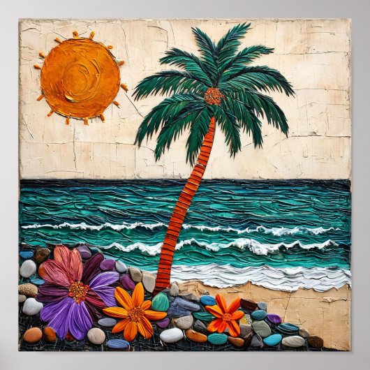 かわいい海の景色 ポスター (正面)