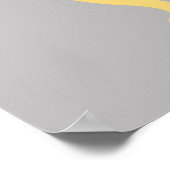 かわいい海の生き物 ピンクのクラゲ アートポスター ポスター (角)