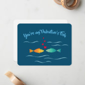 かわいい海の魚 ノートカード (正面/裏面インサイチュ)