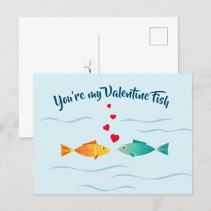 かわいい海の魚 ポストカード