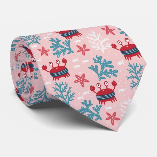 かわいい海クリージャーシーライフネックタイ ネクタイ (ロール)
