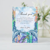 かわいい海シーアニマルサンキューカード サンキューカード (スタンド正面)