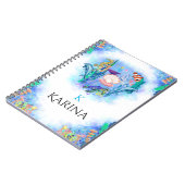 かわいい海シーアニマルズベビー ノートブック (左側)