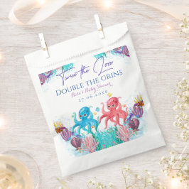 かわいい海シーツインタコ赤ちゃんシャワーパーティー フェイバーバッグ