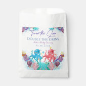 かわいい海シーツインタコ赤ちゃんシャワーパーティー フェイバーバッグ (正面)