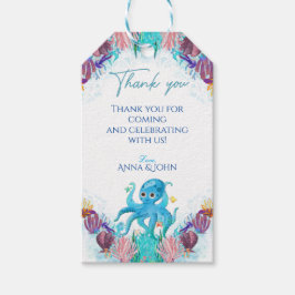 かわいい海シーベビータコカラフルギフトラベル ギフトタグ