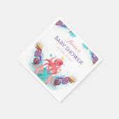 かわいい海シーベビータコカラフルベビーシャワー スタンダードカクテルナプキン (角)