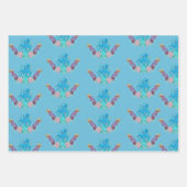 かわいい海シーベビータコカラフルラッピングパ ラッピングペーパーシート (正面3)