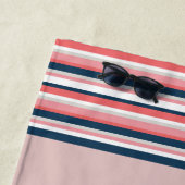 かわいい海シールの名前 ビーチタオル (インサイチュ)