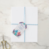 かわいい海ツインベビータコカラフルギフトラベル ギフトタグ (より糸付き)