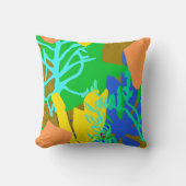 かわいい海パターン。買今 クッション (正面)