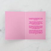 かわいい海フローラタコガーリー子供の誕生日 カード (内部)