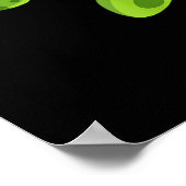 かわいい海ベビータートルギフト ポスター (角)