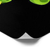 かわいい海ベビータートルギフト ポスター (角)