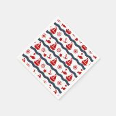 かわいい海事模様 スタンダードカクテルナプキン (角)
