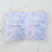 かわいい海動物マーメイドテーマハッピーバースデー カード (内部)