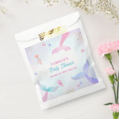 かわいい海夏マーメイドテールベイビーシャワー フェイバーバッグ (封をした状態)