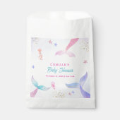 かわいい海夏マーメイドテールベイビーシャワー フェイバーバッグ (正面)