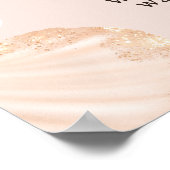 かわいい海小さな真珠の赤ちゃんシャワーへようこそ ポスター (角)