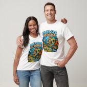 かわいい海洋冒険ユーモア、面白いナマケモノダイビングアート Tシャツ (ユニセックス)