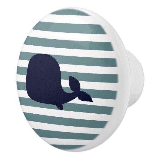 かわいい海洋動物の航海のな海の子供部屋の装飾 セラミックノブ (右)