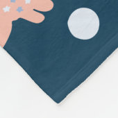 かわいい海洋生物のシームレスなパターン フリースブランケット (角)