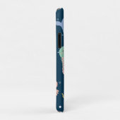 かわいい海洋生物のシームレスなパターン Case-Mate iPhoneケース (裏面/右)