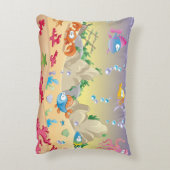 かわいい海洋生物ピロー アクセントクッション (裏面(縦))