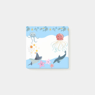 かわいい海洋生物 ポストイット