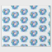 かわいい海海の動物 ラッピングペーパー (フラット)