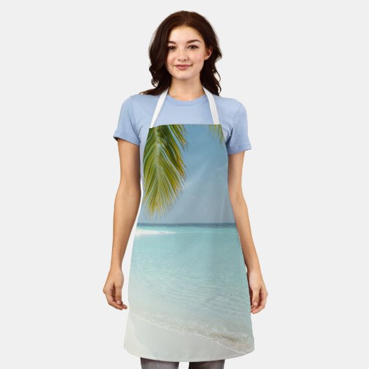 かわいい海獣 エプロン (着用した状態)