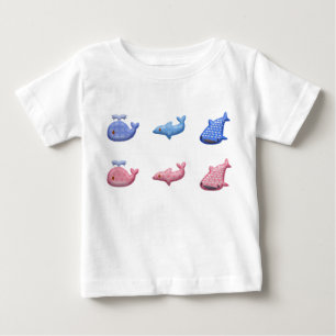 かわいい海獣 ベビーTシャツ