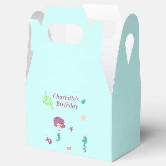 かわいい海生の人魚の名前を青に フェイバーボックス (オープン)