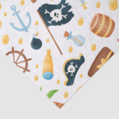 かわいい海賊のテーマ航海の柄 薄葉紙 (詳細)