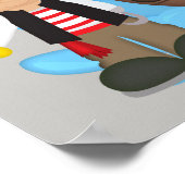 かわいい海賊の少年ポスター ポスター (角)