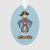 かわいい海賊の少年 オーナメント (裏面)