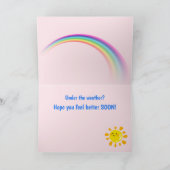 かわいい海賊の犬、元気 カード (内部)