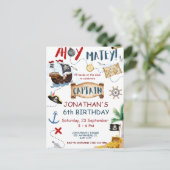 かわいい海賊の誕生日 ポストカード (スタンド正面)