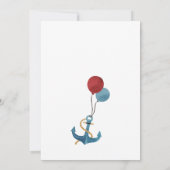 かわいい海賊の赤ちゃんシャワー 招待状 (裏面)